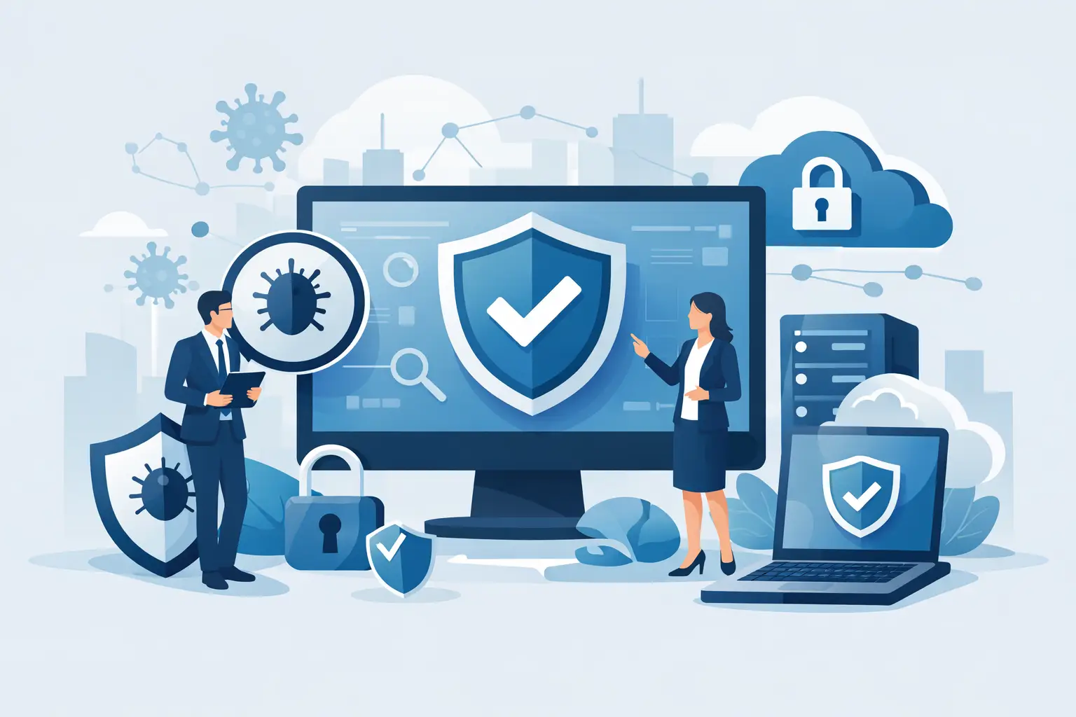 Titelbild: Antivirus für Unternehmen richtig wählen